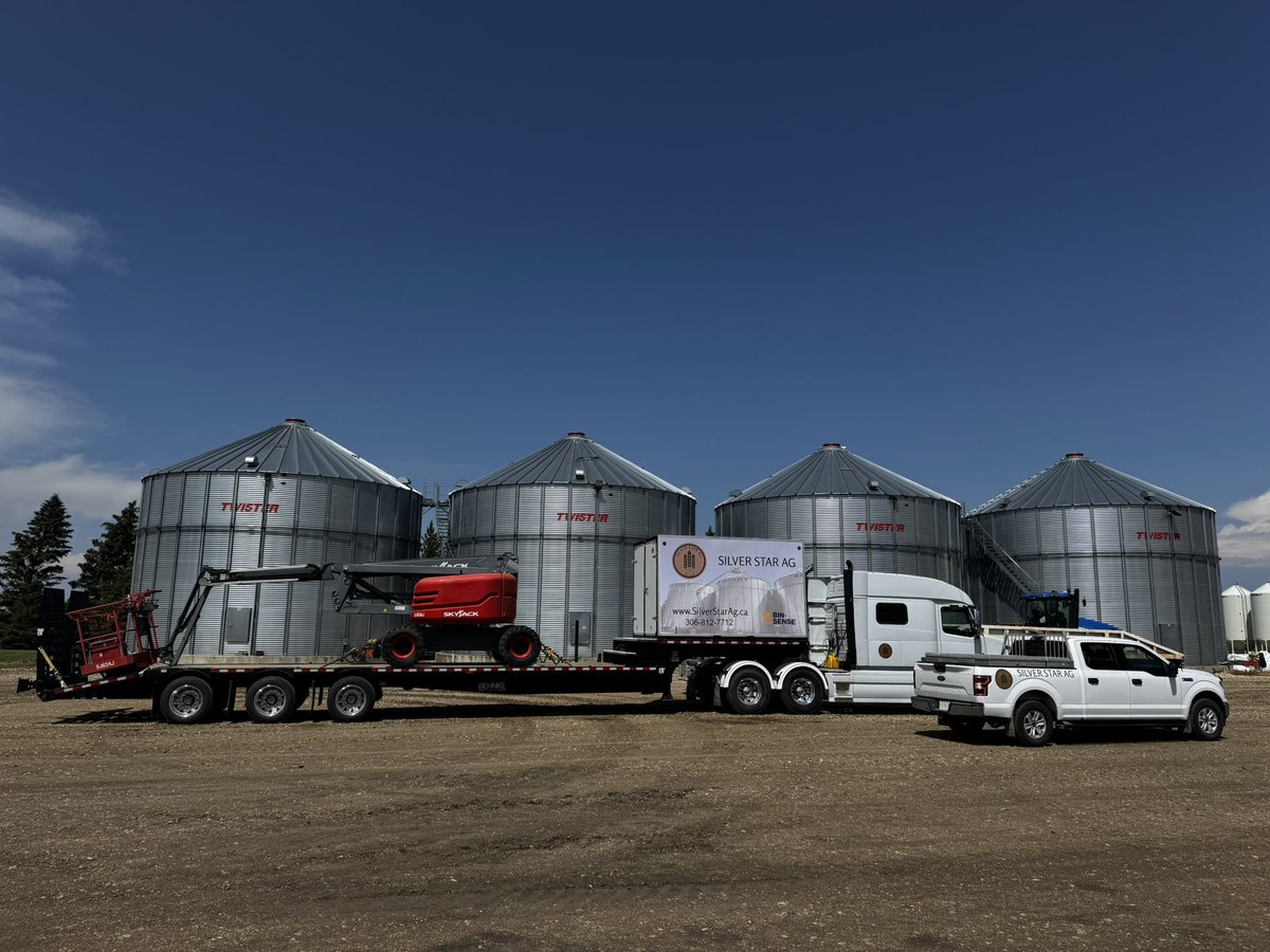 SilverStarAg's tweet image. Grain monitoring season is upon us. Out doing some service work today.