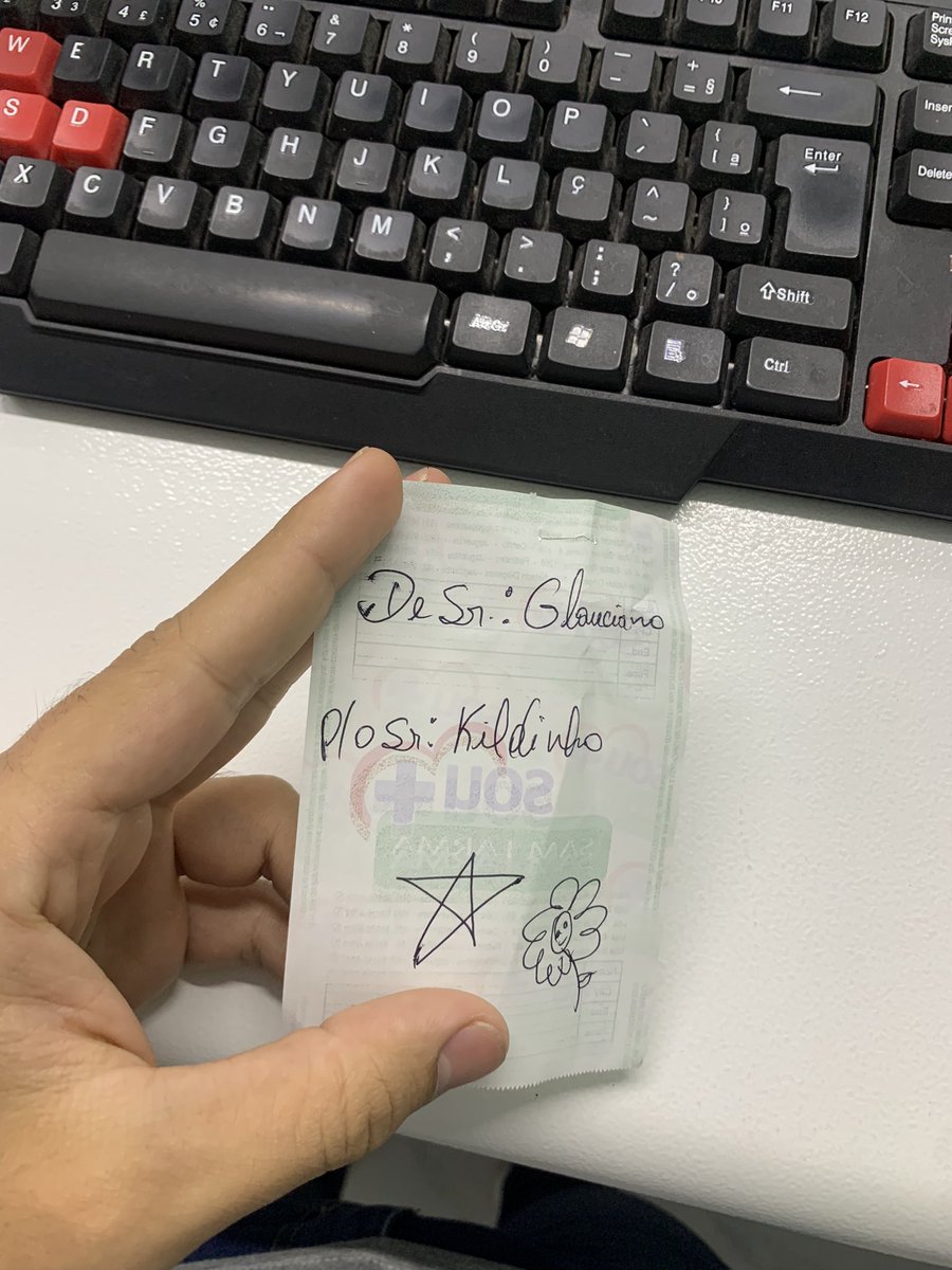 Toda vide que vejo um recadinho desse meu coração gela