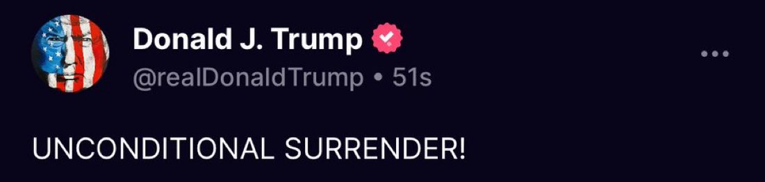 Fearless (@unitedbyik) on Twitter photo <a href="/jacksonhinklle/">Jackson Hinkle 🇺🇸</a> War monger Trump ready to bark again:
“I’m hitting Iran tonight — not for peace, not for America —
But to shield my illegitimate baby Israel.”
No debate.
No vote.
Just taxpayers on auto-surrender mode —
Obedient, silent, unquestioning. <a href="/jacksonhinklle/">Jackson Hinkle 🇺🇸</a> War monger Trump ready to bark again:
“I’m hitting Iran tonight — not for peace, not for America —
But to shield my illegitimate baby Israel.”
No debate.
No vote.
Just taxpayers on auto-surrender mode —
Obedient, silent, unquestioning.