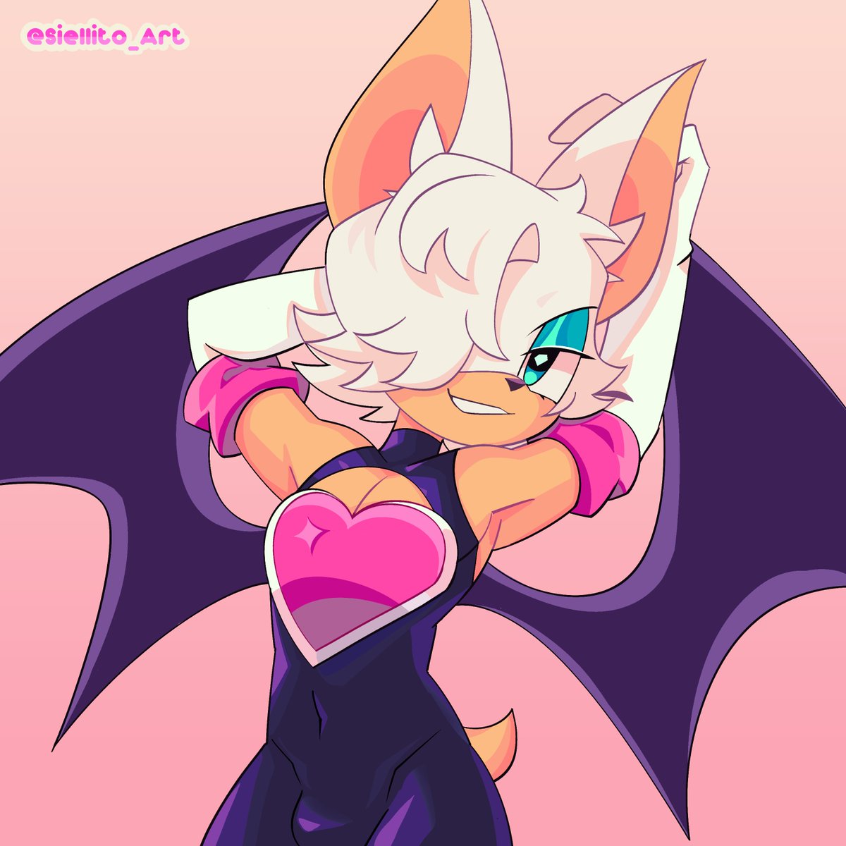 ROUGE???😳😳😳🦇💎
lovely idea by: <a href="/NikkiKaji/">NikkiKaji 🔜 Sonic Expo ATL</a> 

AAAAA #RougeTheBat