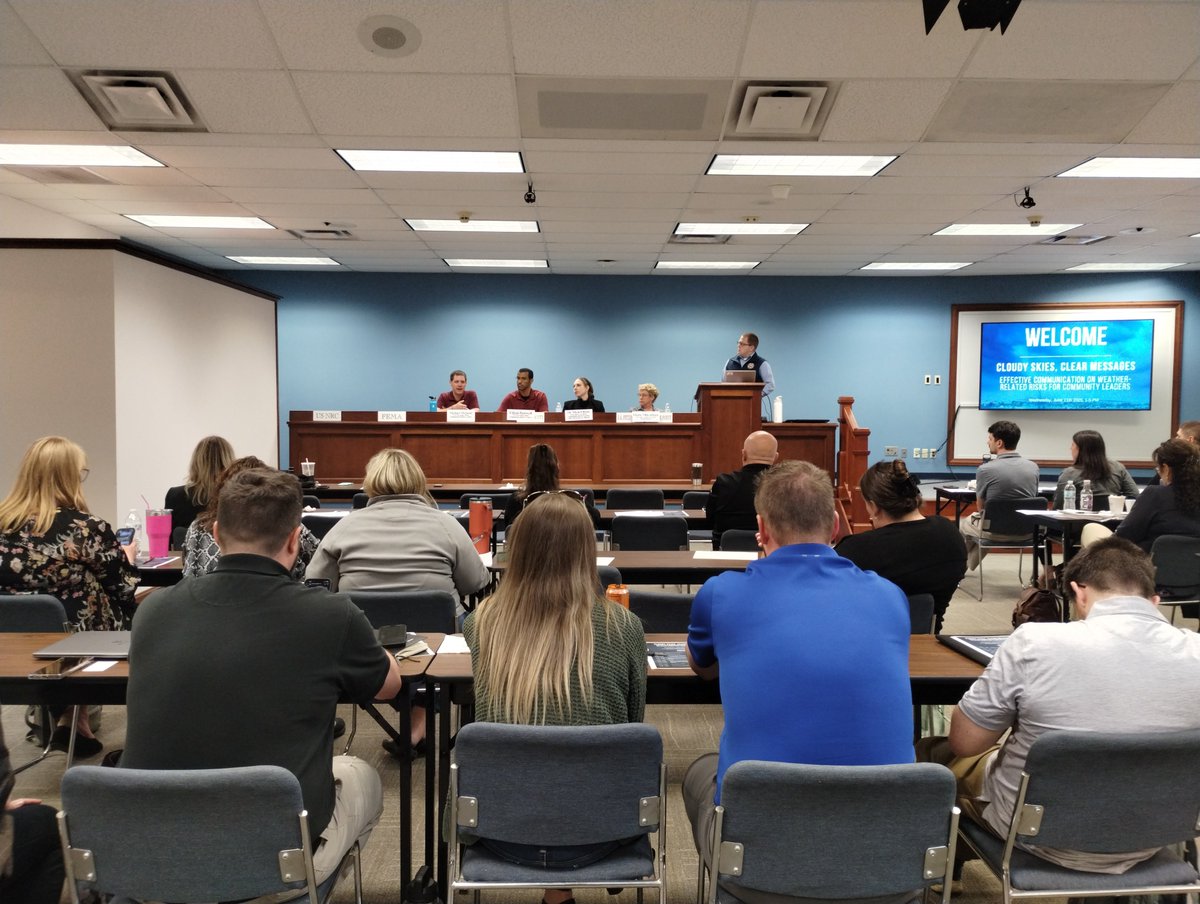 NYSWRCC's tweet image. Last week SWRCC Staff presented on weather basics and protective actions for the @OswegoCountyEMO & @OswegoHealthDpt “Cloudy Skies, Clear Messages: Effective Communication on Weather-Related Risks for Community Leaders” workshop. We love providing resources for our partners!