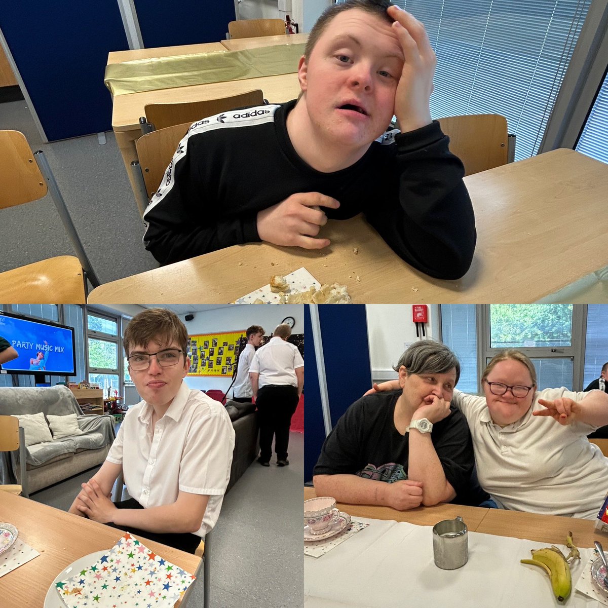 AlloaEASN's tweet image. We had a lovely afternoon tea with our Leavers and their families today to celebrate the end of school. Thank you to all the parents and carers who joined us. We had lots of laughs and fun with Ben’s fantastic Photo Booth too. @AlloaAcademy #FamilySupport #Leavers2025 #Memories