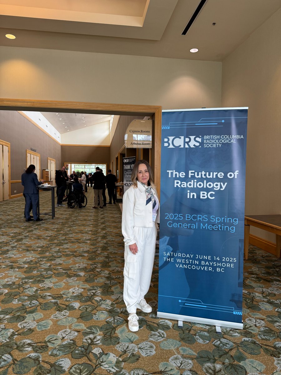 DrBrendaF's tweet photo. Another successful BCRS Spring General Meeting. 
As BCRS President, my goal was to bring radiologists back together, face-to-face, in community. I’m incredibly proud of the strength of our radiology community here in BC, and how powerful our voice becomes when we stand together. https://t.co/GvHvftATjs