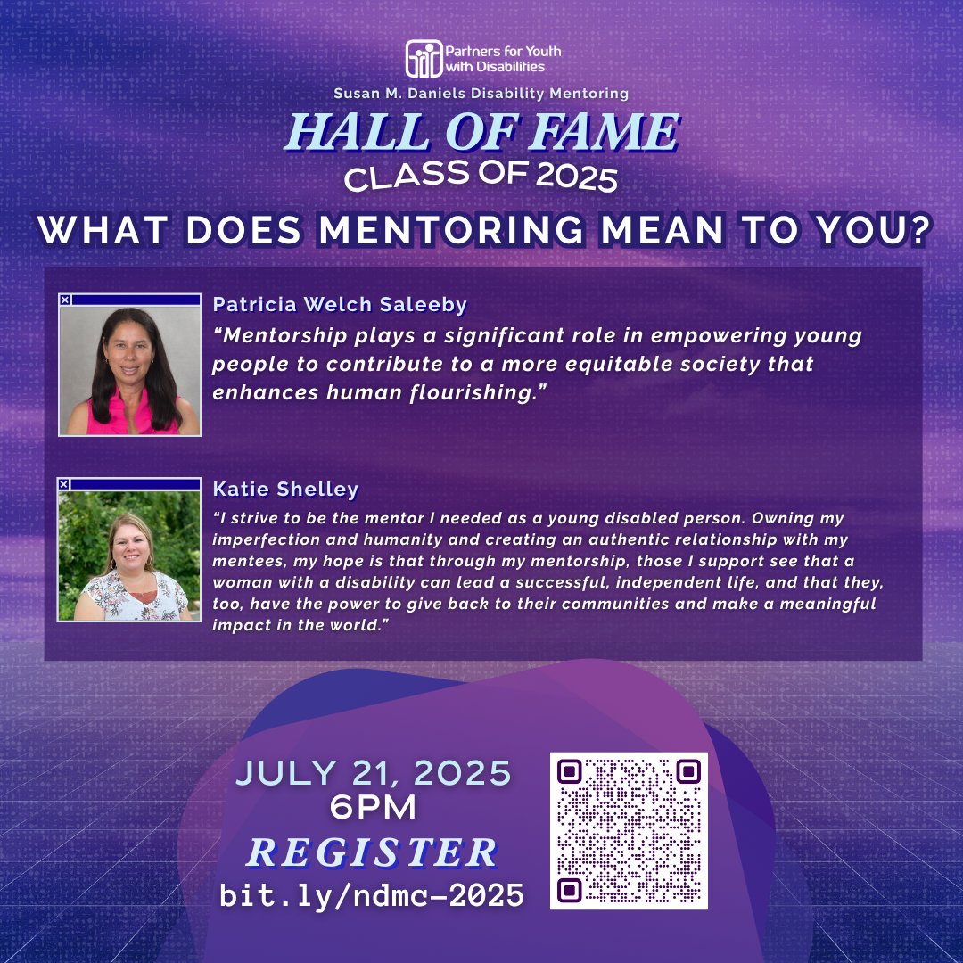 What does mentoring mean to you? We asked our Disability Mentoring Hall of Fame inductees! Check out what they had to say! ✨

Celebrate with us &amp; register to the virtual ceremony today: bit.ly/ndmc-2025