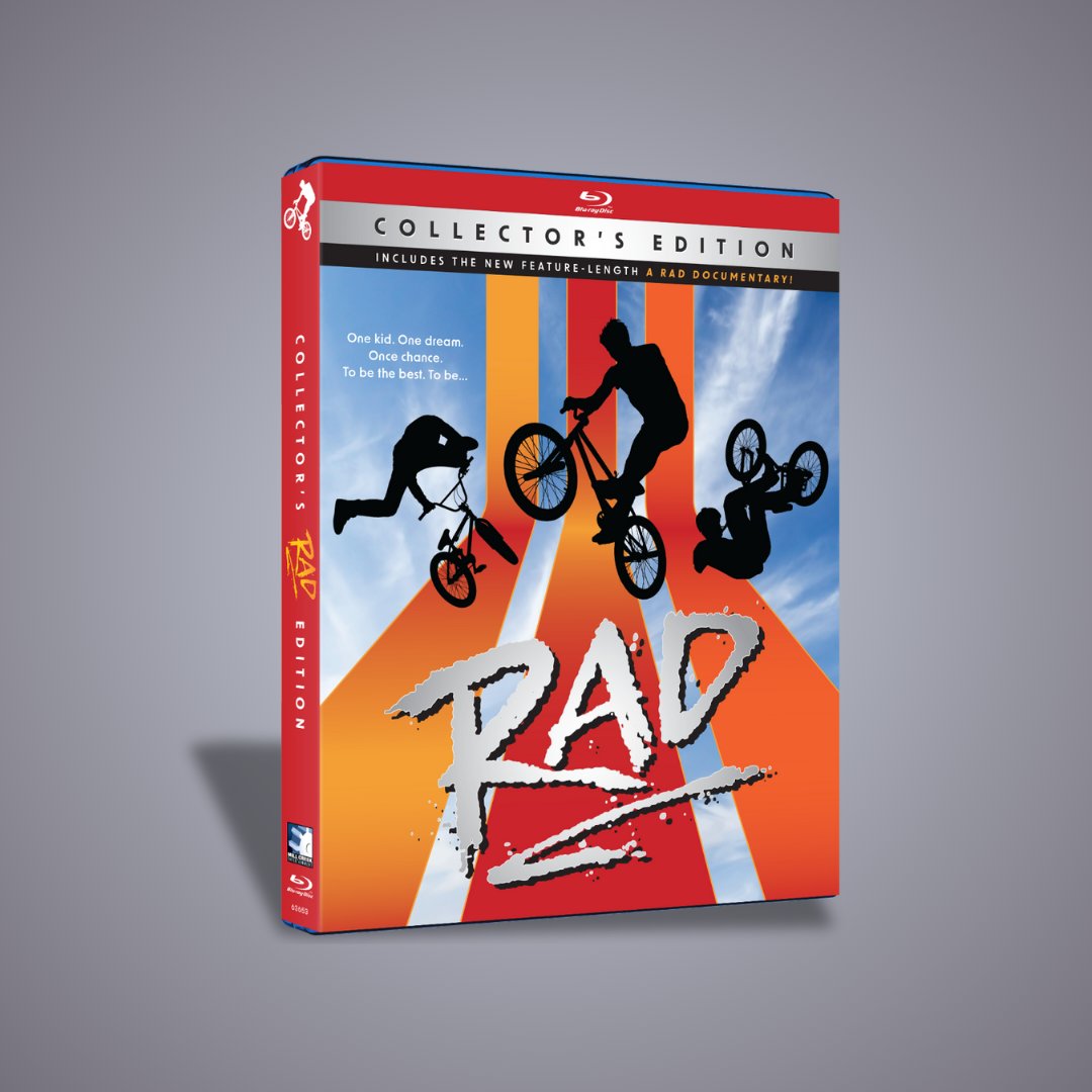 🚲 OUT NOW 🚲 Our new Collector's Edition #bluray of the cult classic #bmx movie RAD, which includes an all-new feature-length documentary, is now available! Own it today at amzn.to/4i6uFGV!

#rad #radmovie #bmxlife #sports #80s #documentary #physicalmedia #millcreekent