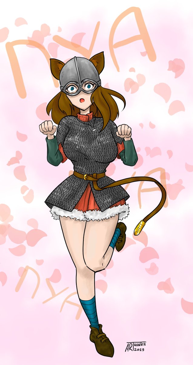 ARThunter_art's tweet image. Everyone's excited about some horns on Viking helmets....but what about the cat ears?
