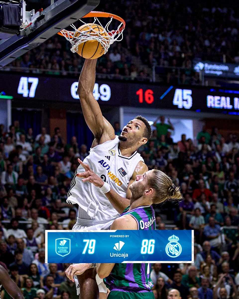 🔥 El Madrid ya está en la final A pesar del ruido, bastante mejor en el cómputo de la serie: +38 puntos

Marcó el ritmo en la 2ª parte, una vez se normalizó el acierto exterior de Unicaja. Al final, en partidos así, las estrellas marcan la diferencia: Tavares, Hezonja y Campazzo