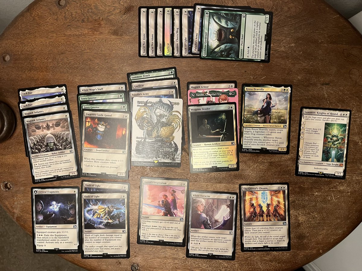 3 RCQs this past weekend, 3 Top 8s, and at long last 1 invite secured. Played Boros in Modern on Friday then two sealed RCQs for sealed PTQ reps. First two pics are sealed and last two are drafts, with the final deck getting there in the end.