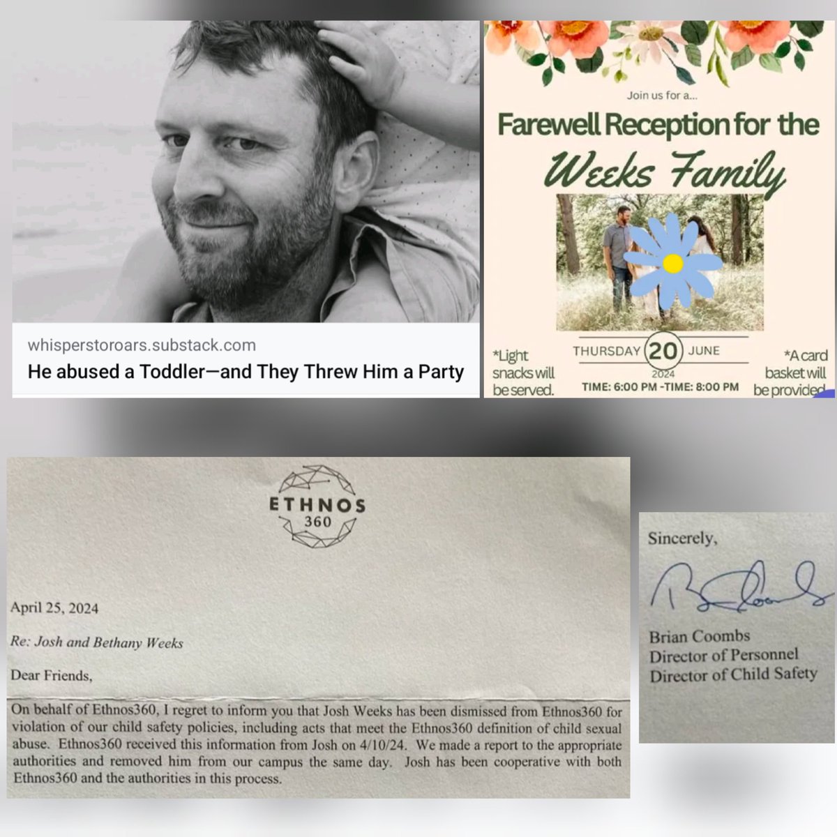 Arranging a lawyer to shield a perpetrator from the criminal consequences of abuse.

Survivors often accuse Ethnos360/New Tribes Mission of protecting the abuser. Here is a perfect example of how that played out in 2024.

collateraldamage360.com/protecting-the…