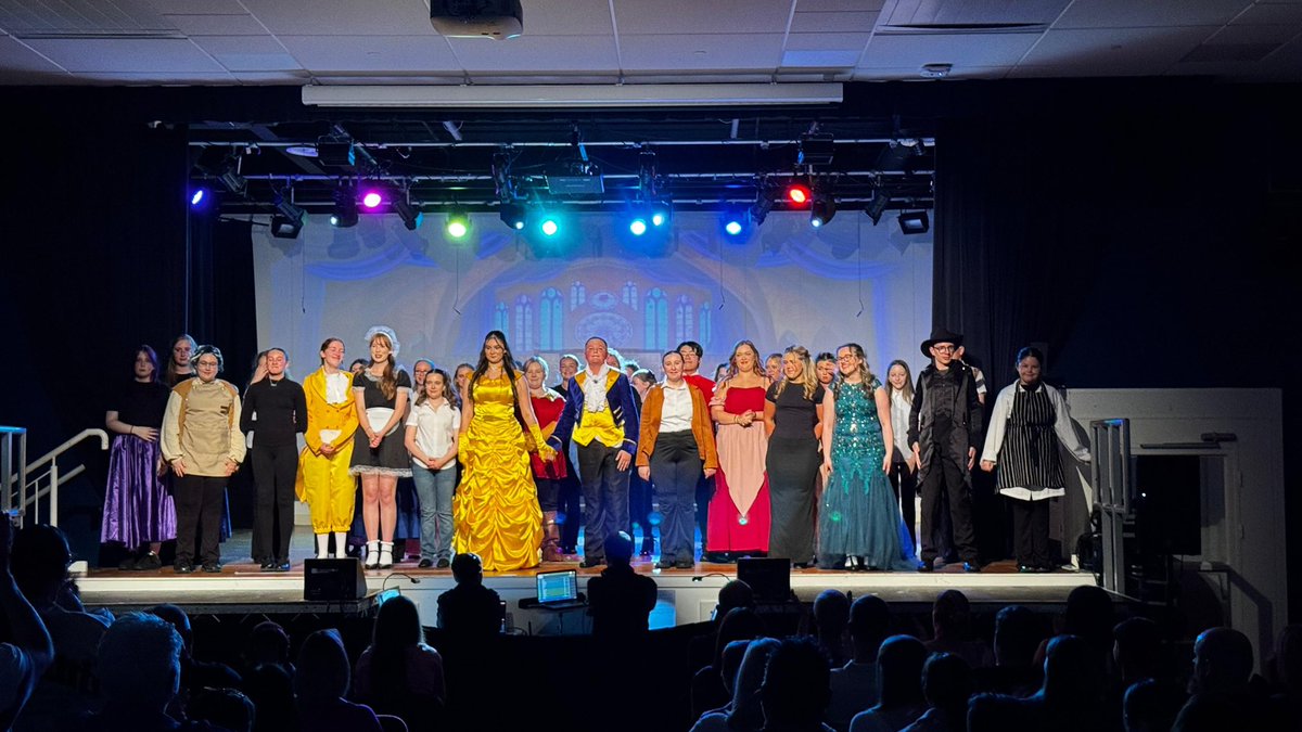 ColtnessHS's tweet photo. What a fabulous day we have had with our cast of ‘Beauty and the Beast Jr!’ 
2 outstanding performances with a ‘cast awards party’ in between. 

It has been a pleasure to see the togetherness of this group of amazing young people and their performances today have blown us away! https://t.co/u0MlH9Kcvl