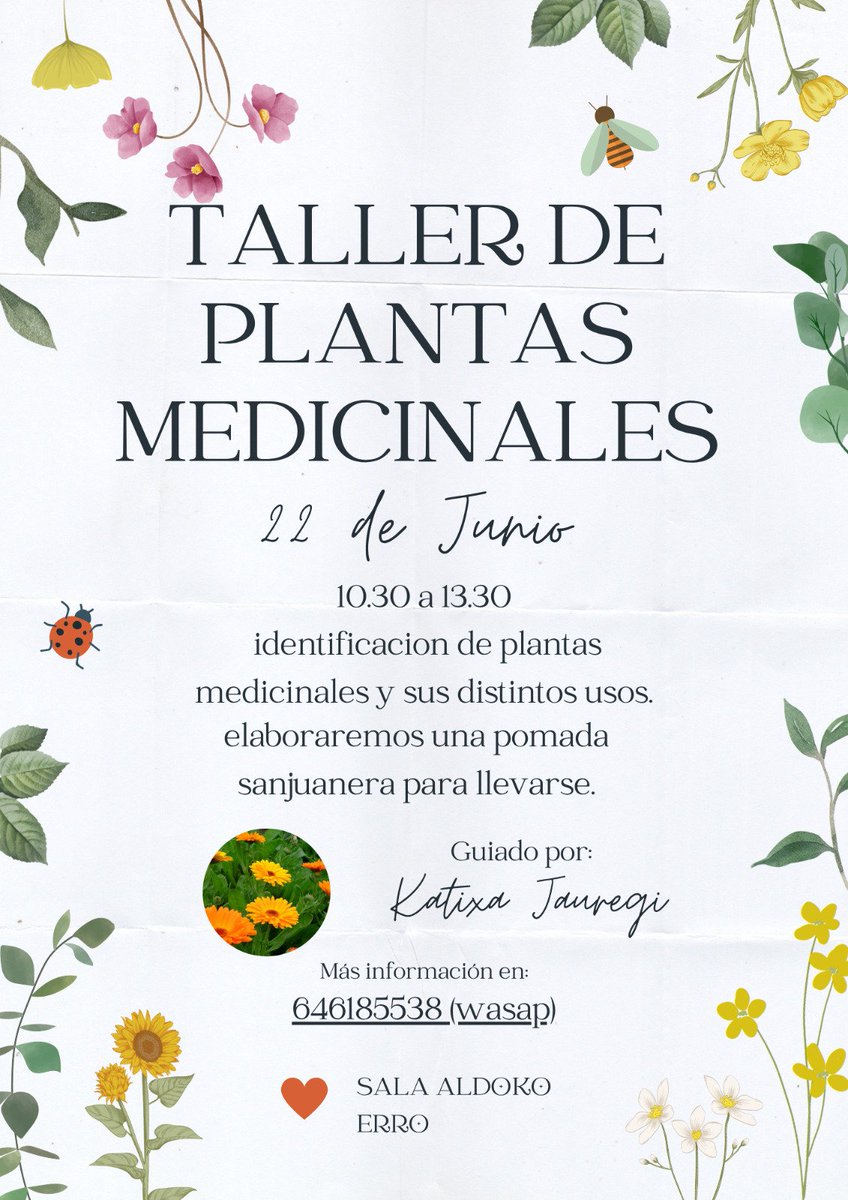 Hace 7 años ya (🙀) aprendimos a elaborar pomada sanjuanera de la mano de Janet y Silvia
Aquí tenéis el proceso y receta 👇🏼
elutseder-elkartea.blogspot.com/2018/06/taller…
Podéis intentarlo por vuestra cuenta si seguís los pasos o en el taller que han organizado en Erro el domingo e impartido por Katixa