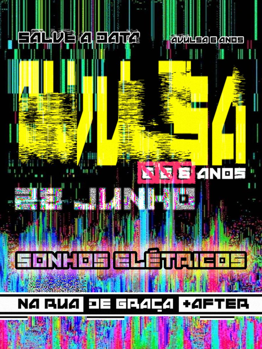 Saudades da <a href="/festaavulsa/">𝕬𝖛𝖚𝖑𝖘𝖆</a> bbs? A gente também. Mas pra acontecer a gente precisa da ajuda de vocês. Seja comprando o ingresso antecipado pro after ou compartilhando a arte.

 Vamos juntes? 🔥