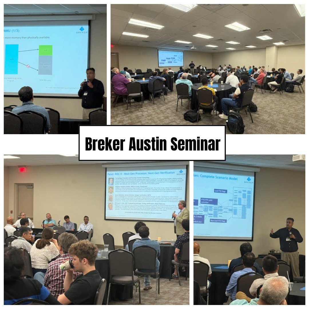 We had a great time at the Breker Seminar on June 11, where cutting-edge verification practices took center stage. More than 50 verification specialists joined us to explore real-world techniques, exchange ideas, and connect over shared challenges in complex design environments.