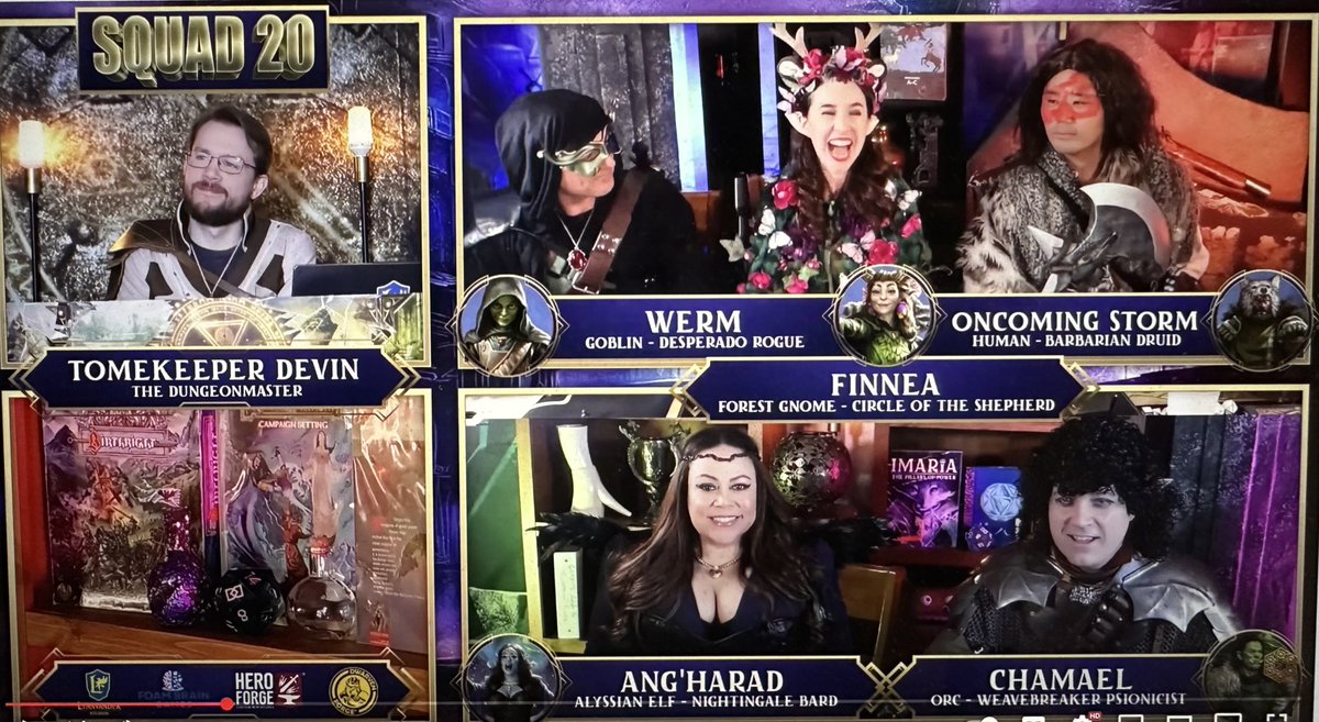Justine Huxley (@justinehuxley) on Twitter photo Episode 3 of our new DnD YouTube series, #Squad20 premieres today at 3pm PT! 🎲🐉 I took this screenshot on my computer the other day of one of our episodes & it really captures our characters! 😅 <a href="/sixsidesgaming/">SixSidesofGaming</a> <a href="/TheMelaLee/">Mela Lee</a> <a href="/mrjohnnyyoung/">Johnny Young</a> <a href="/TheNicolasRoye/">Nicolas Roye</a>
m.youtube.com/watch?v=gAu1aw… Episode 3 of our new DnD YouTube series, #Squad20 premieres today at 3pm PT! 🎲🐉 I took this screenshot on my computer the other day of one of our episodes & it really captures our characters! 😅 <a href="/sixsidesgaming/">SixSidesofGaming</a> <a href="/TheMelaLee/">Mela Lee</a> <a href="/mrjohnnyyoung/">Johnny Young</a> <a href="/TheNicolasRoye/">Nicolas Roye</a>
m.youtube.com/watch?v=gAu1aw…