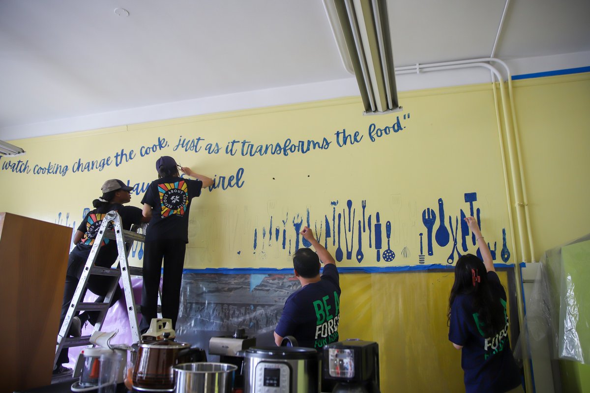 Last week, our Civic Engagement team rounded out their year of service with volunteers from Ares Management! Together, we painted three murals and created 60 graduation kits that were handed out the very next day 🎓
#cityyear #americorps