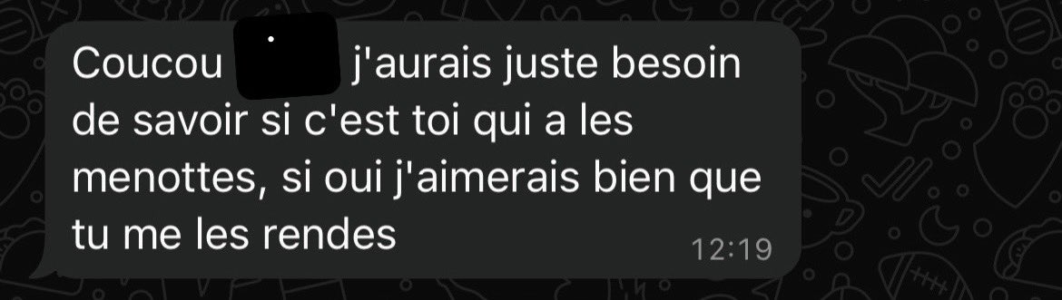 imragnir's tweet image. Le dernier message que j’ai reçu d’elle après notre rupture juste wow