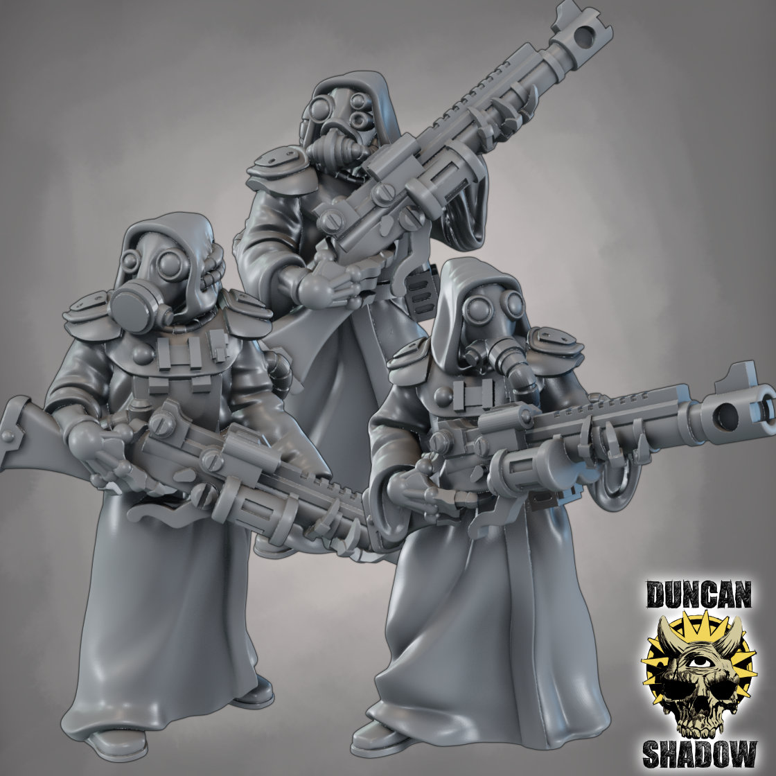 Mechanics of Mars
Some more extra sci-fi figures released this month 

Come with pre supported options