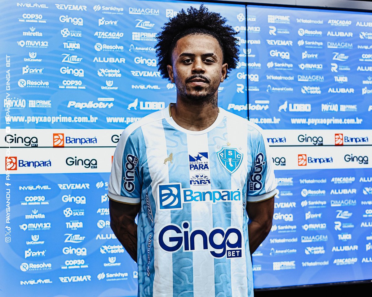 Paysandu's tweet photo. APRESENTAÇÃO NO PAPÃO! ⚽️

O atacante Vinni Faria foi apresentado oficialmente pelo clube.

Assista na íntegra a entrevista na PapãoTV GingaBet ➡️ https://t.co/0cpwyySPau

📷 Matheus Vieira / Paysandu

#VamosPaysandu https://t.co/bps1qIl3RY