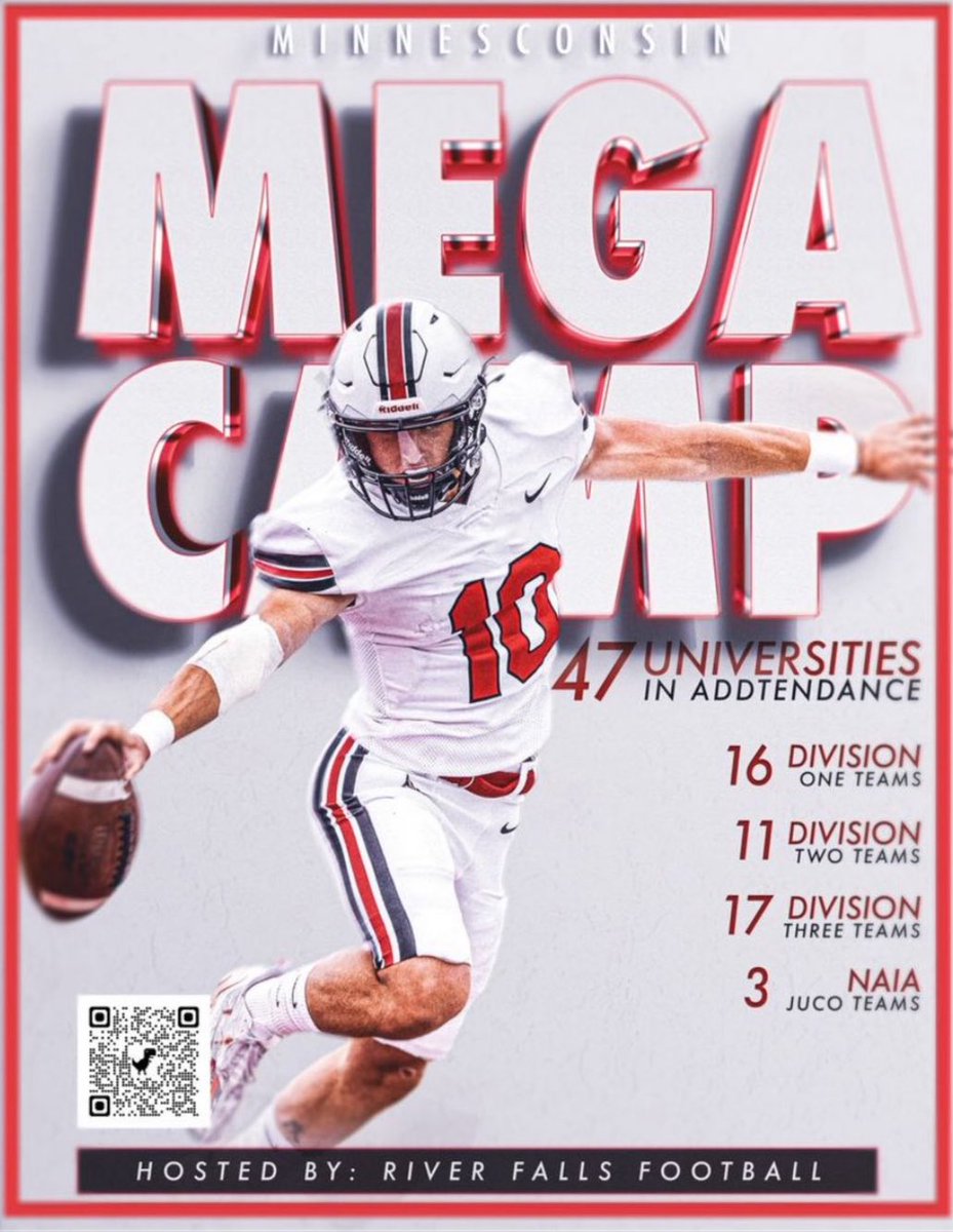 Jack Lovell (@jacklovell_4) on Twitter photo I will be in attendance at the Minnesconsin mega camp tomorrow in the 3-7 skills session, very excited to showcase my ability to everyone there.
<a href="/CoachNorris20/">Jesse Norris</a> <a href="/CoachSipple/">Mark Sipple</a> <a href="/MJ_NFLDraft/">Mark Johnson</a> <a href="/MornhinwegCade/">Coach BC Mornhinweg</a> <a href="/ghaugii7/">Gordie Haug</a> <a href="/CoachDerickson/">Kyle Derickson</a> I will be in attendance at the Minnesconsin mega camp tomorrow in the 3-7 skills session, very excited to showcase my ability to everyone there.
<a href="/CoachNorris20/">Jesse Norris</a> <a href="/CoachSipple/">Mark Sipple</a> <a href="/MJ_NFLDraft/">Mark Johnson</a> <a href="/MornhinwegCade/">Coach BC Mornhinweg</a> <a href="/ghaugii7/">Gordie Haug</a> <a href="/CoachDerickson/">Kyle Derickson</a>