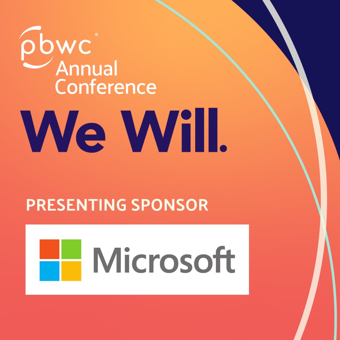 We are proud to recognize <a href="/Microsoft/">Microsoft</a> as the #PBWC2025 Conference Presenting Sponsor: #WeWIll.

Microsoft exemplifies the power of allyship &amp; advocacy in advancing women at every stage of their careers. Thank you for your commitment to equity, opportunity &amp;empowerment for all.