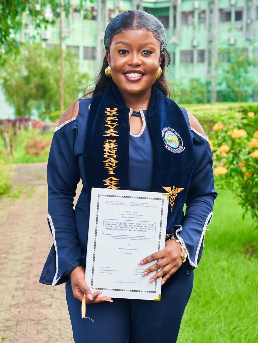 Congratulations to the Newest Medical Doctor , Dr Elvira Aka