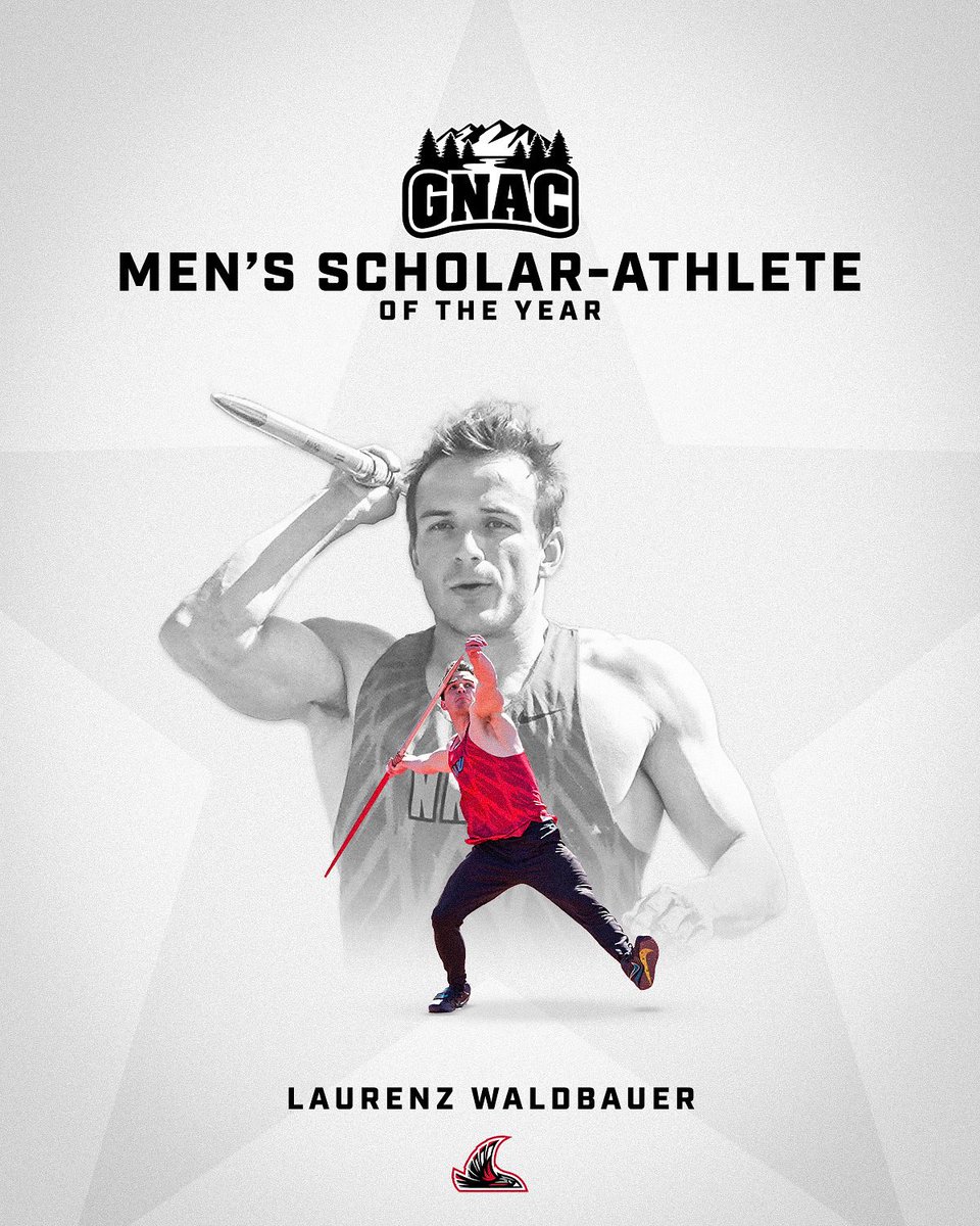 NNUSports's tweet image. Congrats to Laurenz, the 2024-25 GNAC Men’s Scholar-Athlete of the Year!