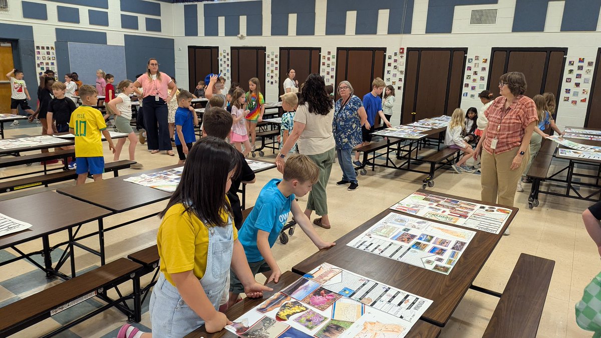 Third graders took us on a cross country road trip with shared state research. 🇺🇸 #AmericaTheBeautiful #BearTavernPride <a href="/lizmachado68/">Liz Machado</a>