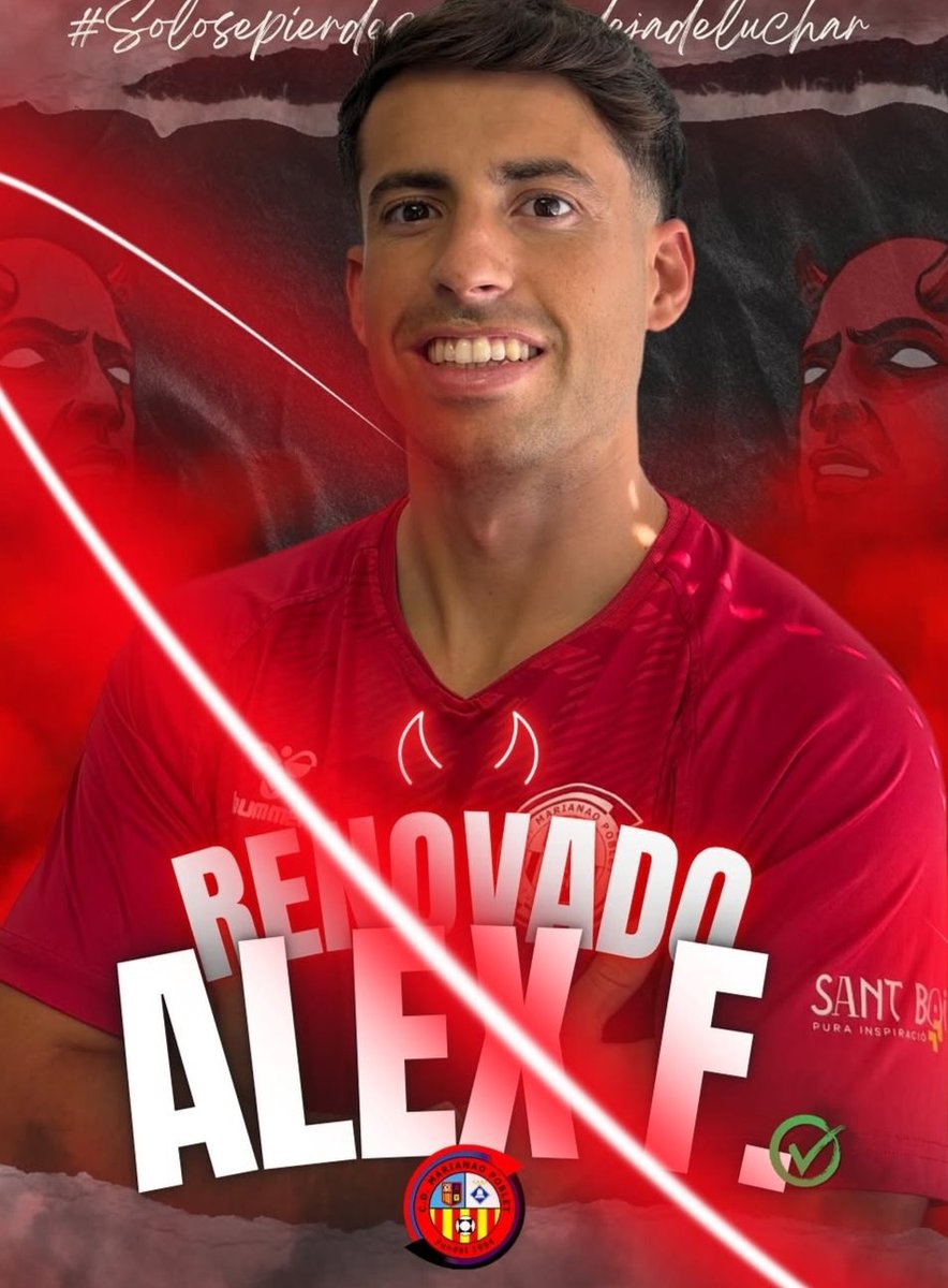 MarianaoPoblet's tweet photo. #AmateurA🔴⚫ 
✍️ Renovaciones
💥 @Alex_Fdz_21 continuará la próxima temporada con nosotros.💪
#2cat3 
#SomMarianao https://t.co/9y1OMP5CJn