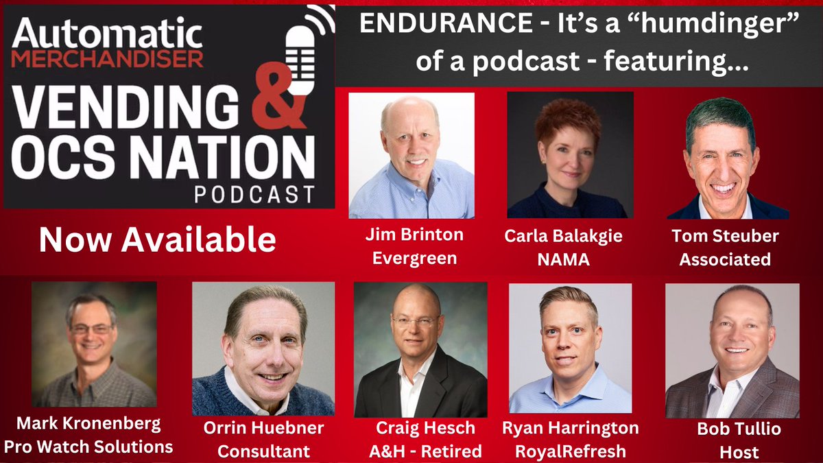 🎧 New podcast alert! Industry leaders open up to our Bob Tullio about what it takes to endure in the ever-evolving #convenienceservices space.  bit.ly/4l9L2o1 

#convenienceservices #vendingindustry #ocschat #micromarkets #industryinsights #vendingpodcast #resilience