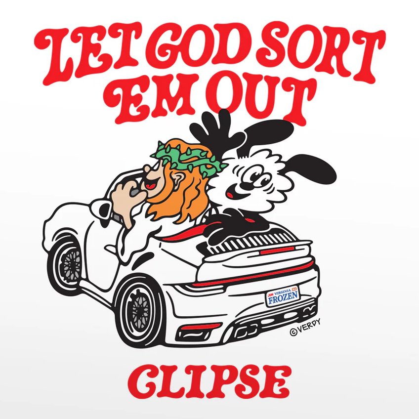 New Clipse album cover designed by Verdy for 
