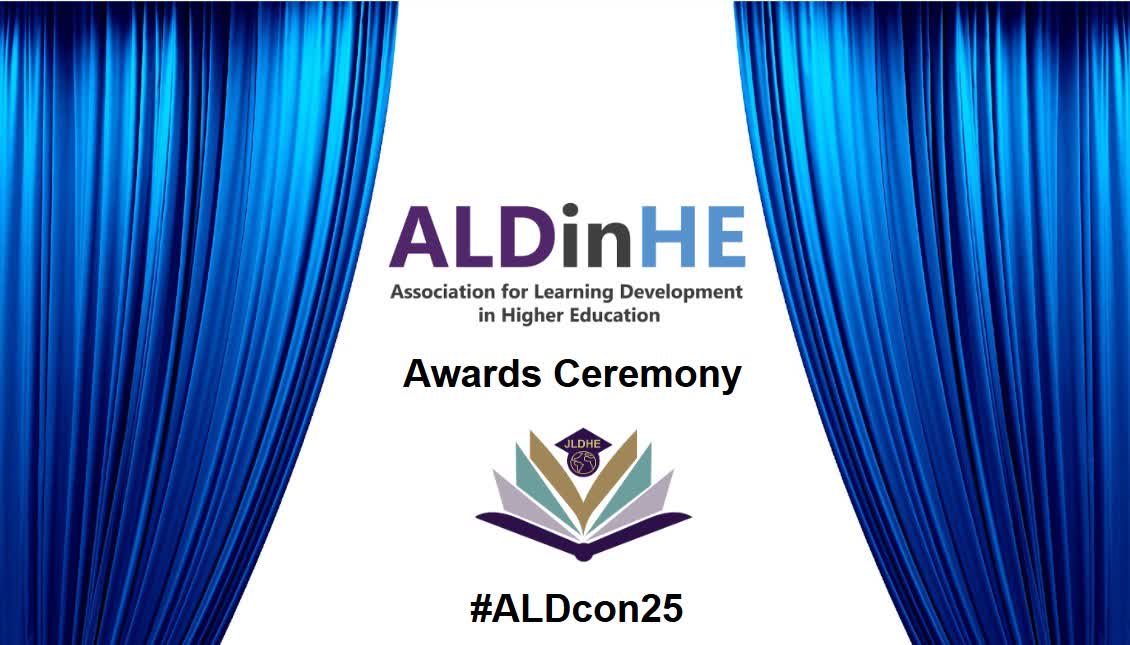 jldhe1's tweet photo. Dr Alicija Syska JLDHE Editor-in-Chief and Dr Carina Buckley #JLDHE Section Editor open the Journal of Learning Development in Higher Education Annual Awards Ceremony at the #ALDcon25 Conference Dinner. #LoveLD https://t.co/To5DZ2ETUS