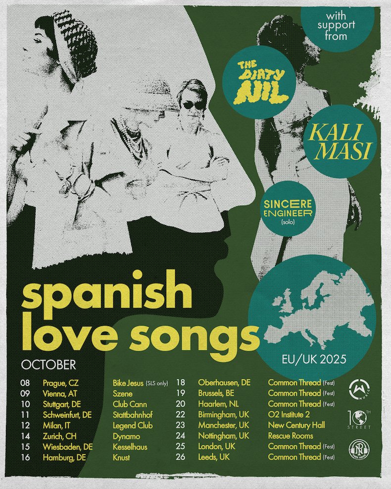 Spanish Love Songs <a href="/SpanishLuvSongs/">Spanish Love Songs</a> European trek coming up this October.