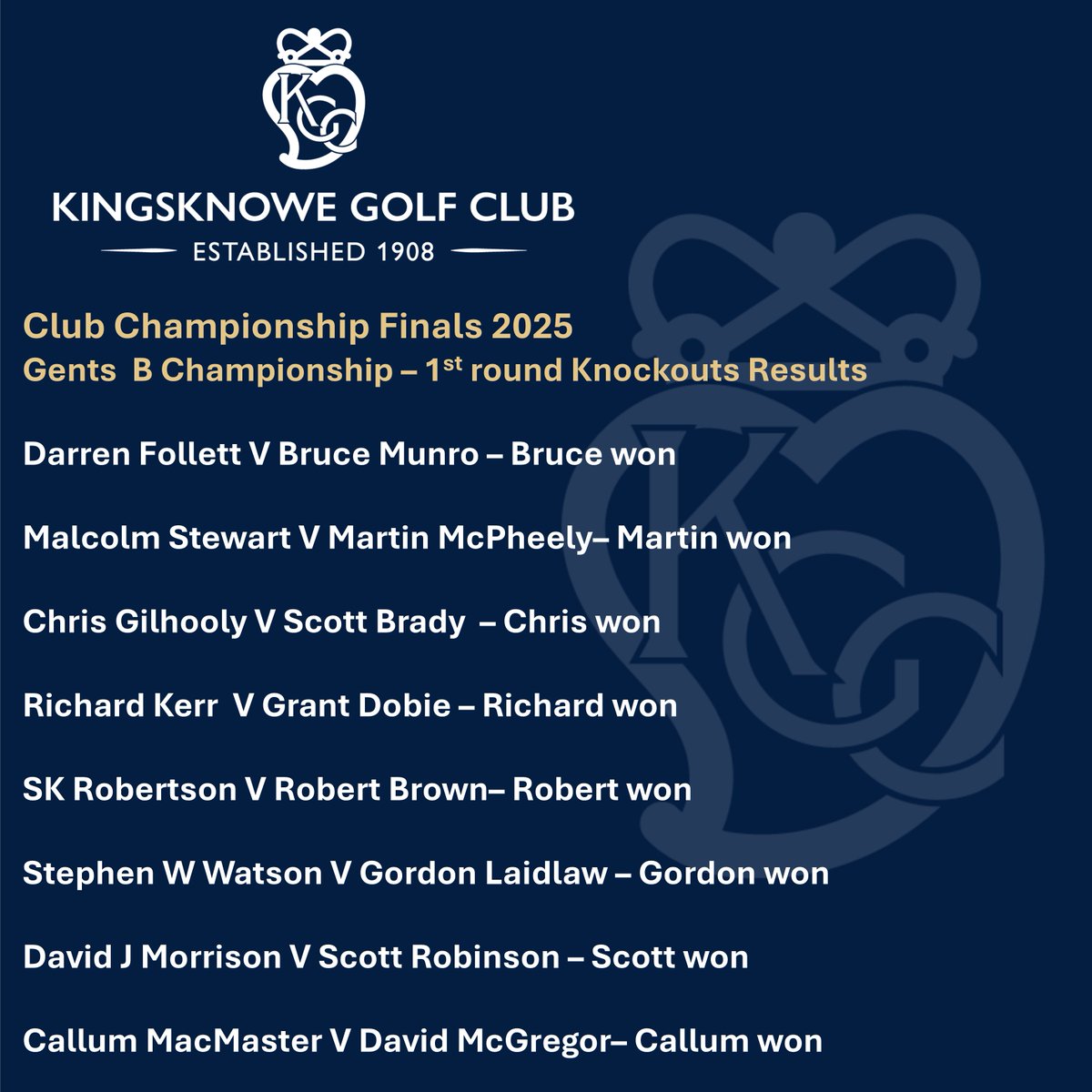 Kingsknowe Golf Club tweet media