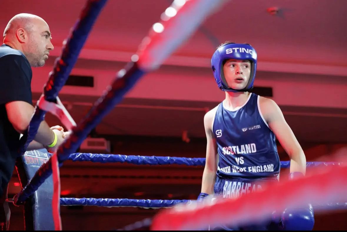 Some action shots of Liam (S4) who was victorious representing 🏴󠁧󠁢󠁳󠁣󠁴󠁿 vs 🏴󠁧󠁢󠁥󠁮󠁧󠁿 on Saturday. What an achievement! 💪 <a href="/StLukesHigh/">St Luke’s High School</a> <a href="/StLukesHFTT/">StLukesHFT</a>