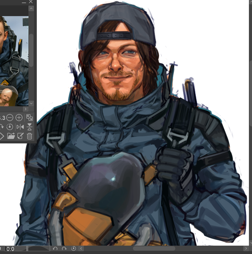hi i just wanted to draw sam being cute #DeathStranding2
