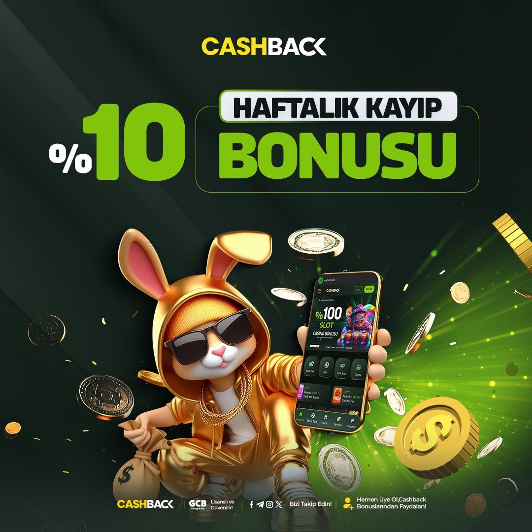 ❤️‍🔥 Haftalık Zararın Dert Olmasın!

📆 Her Pazartesi %10 iade fırsatıyla #casino keyfine devam et!

💸 #CashBack sistemiyle ekstra #freebet şansını yakala!

✅ Şimdi Tıkla, Zararı Avantaja Çevir tinyurl.com/cashgiris