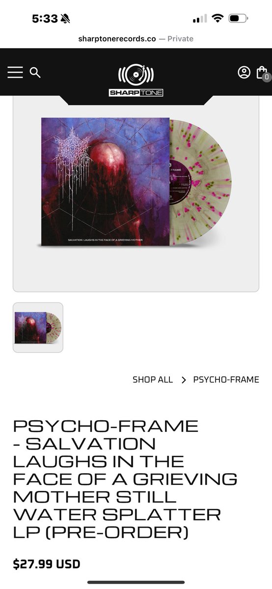 Only 1 left. Then 2nd press.
Maybe album art wall flags?

Make it happen?
