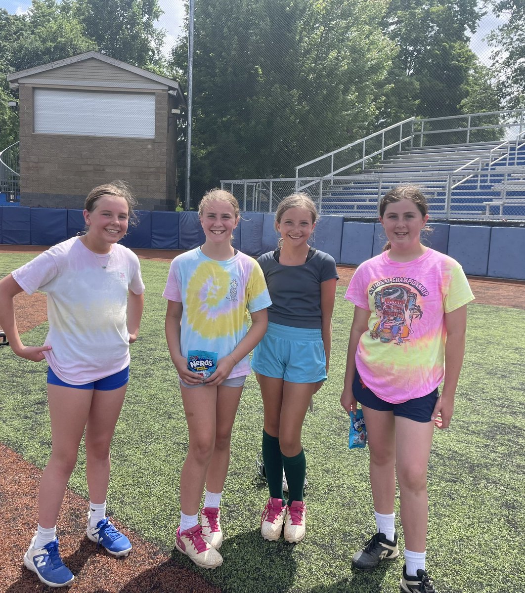 ChatardSoftball's tweet image. Great first few days of Summer Camp. Girls are working hard, and having lots of fun! Congrats to our day 1 and 2 Campers of the Day!