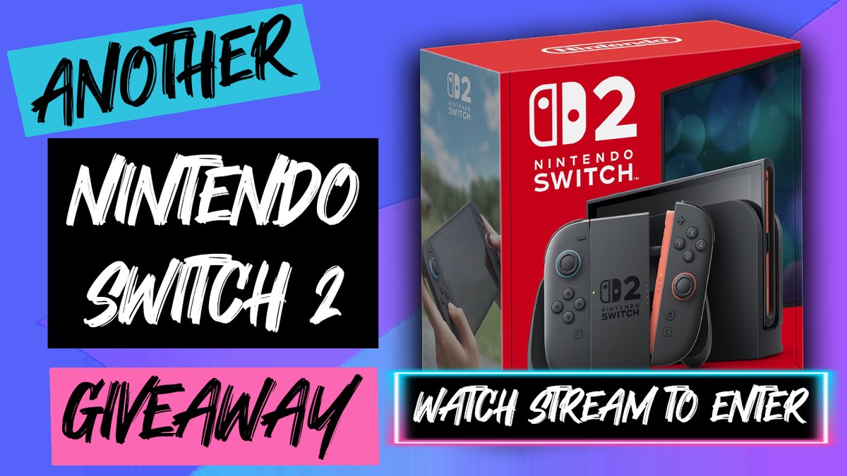 Going LIVE over on YouTube playing some Mario Kart World with viewers!

Also spreading the word/awareness about the Nintendo Switch 2 Giveaway!

Come hang out LIVE here: youtube.com/watch?v=1cuDtf… and get those entries in if you haven't yet!