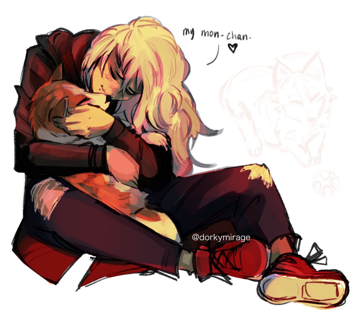 a boy and his dog #shigaraki #mha #bnha