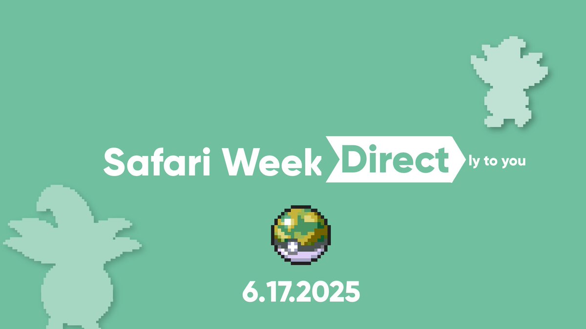 Tune in at on June 17 at 5:30 PM Central for a #SafariWeek Directly to you presentation, featuring roughly 5 minutes of information about the upcoming Safari Week event

Watch here: youtu.be/IqlPwUh_n-0?si…