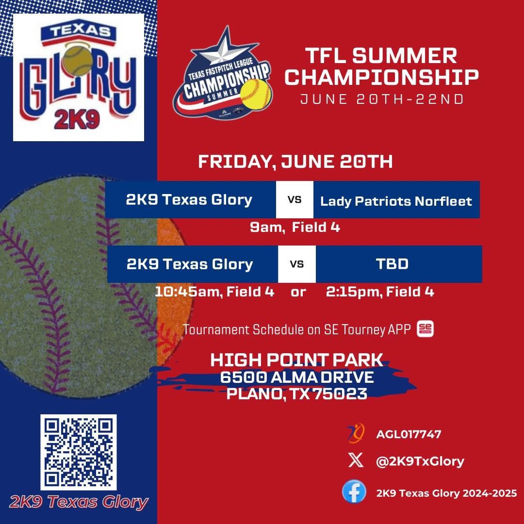 D_benavidez33's tweet photo. Iβm so pumped for this weekend! πͺπ½
Hope you can come out and can catch me and my teammates at the 2025 TFL SUMMER CHAMPIONSHIP starting Friday June 20th in Plano! π₯ππͺπ½
@2k9txglory @lilyblaine #TxGlory #LetsGo #Softball #Uncommitted #Recruiting #TFL https://t.co/rFjwUuiOnv