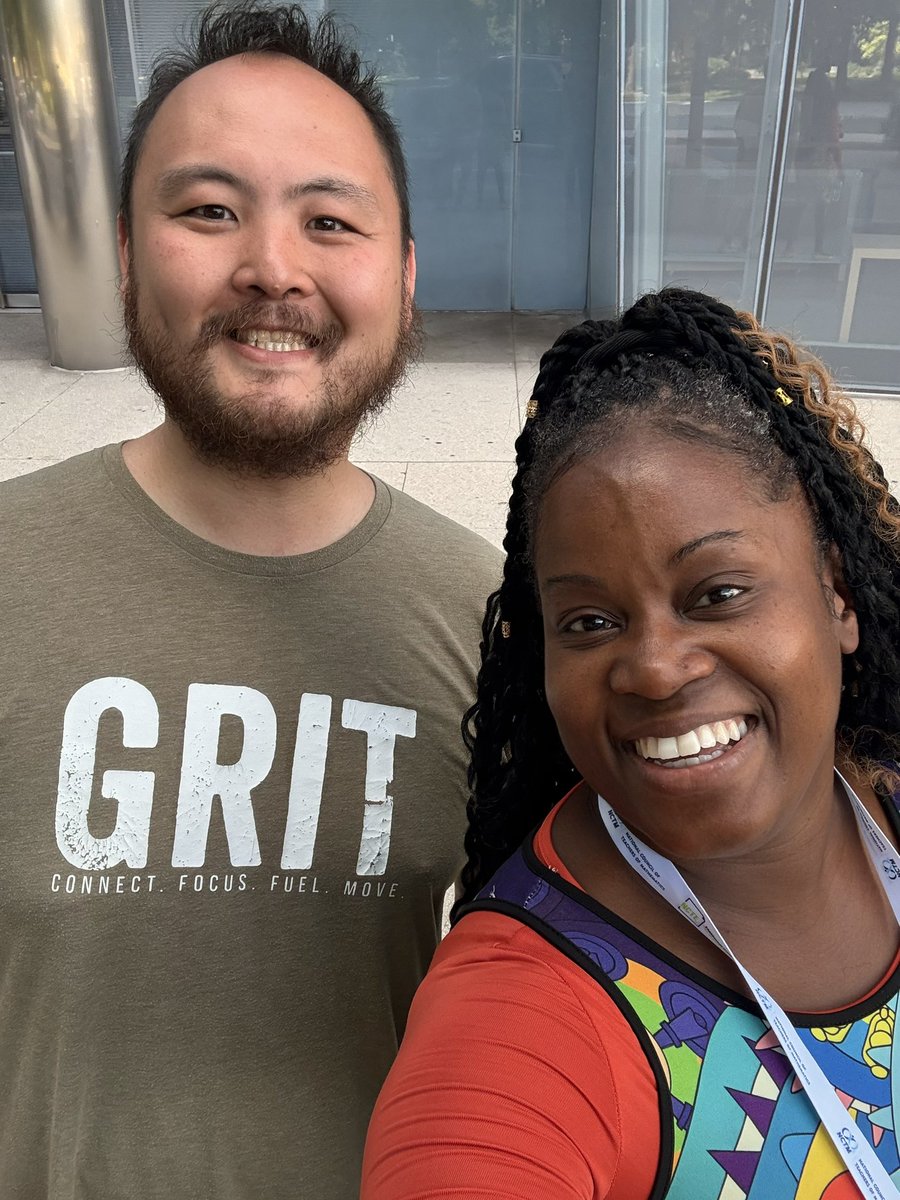 DrIndiaGrit's tweet photo. 🌟 Loving Day 2 of the NCTM-NCTE Joint Conference! 😍✨ It’s been fantastic mingling with friends, soaking in inspiring sessions, &amp; food! 🍽️💖 So grateful for my incredible TRIBE! We stick together through it all! 🙌💪 🚀 #drindiawhite #tedx #grit #LitMath25 #nctm #ncte @NCTM https://t.co/lKWVQm9JSi
