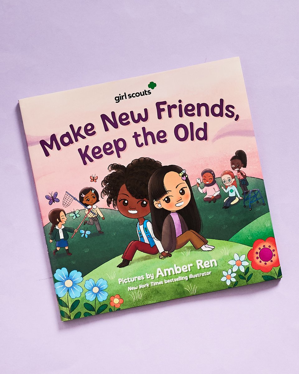 📚 A story full of heart and friendship! Make New Friends, Keep the Old turns the classic song into a colorful picture book about growing up, cheering each other on, and staying true to yourself. 💚✨ Order your copy today! girlscouts.org/read