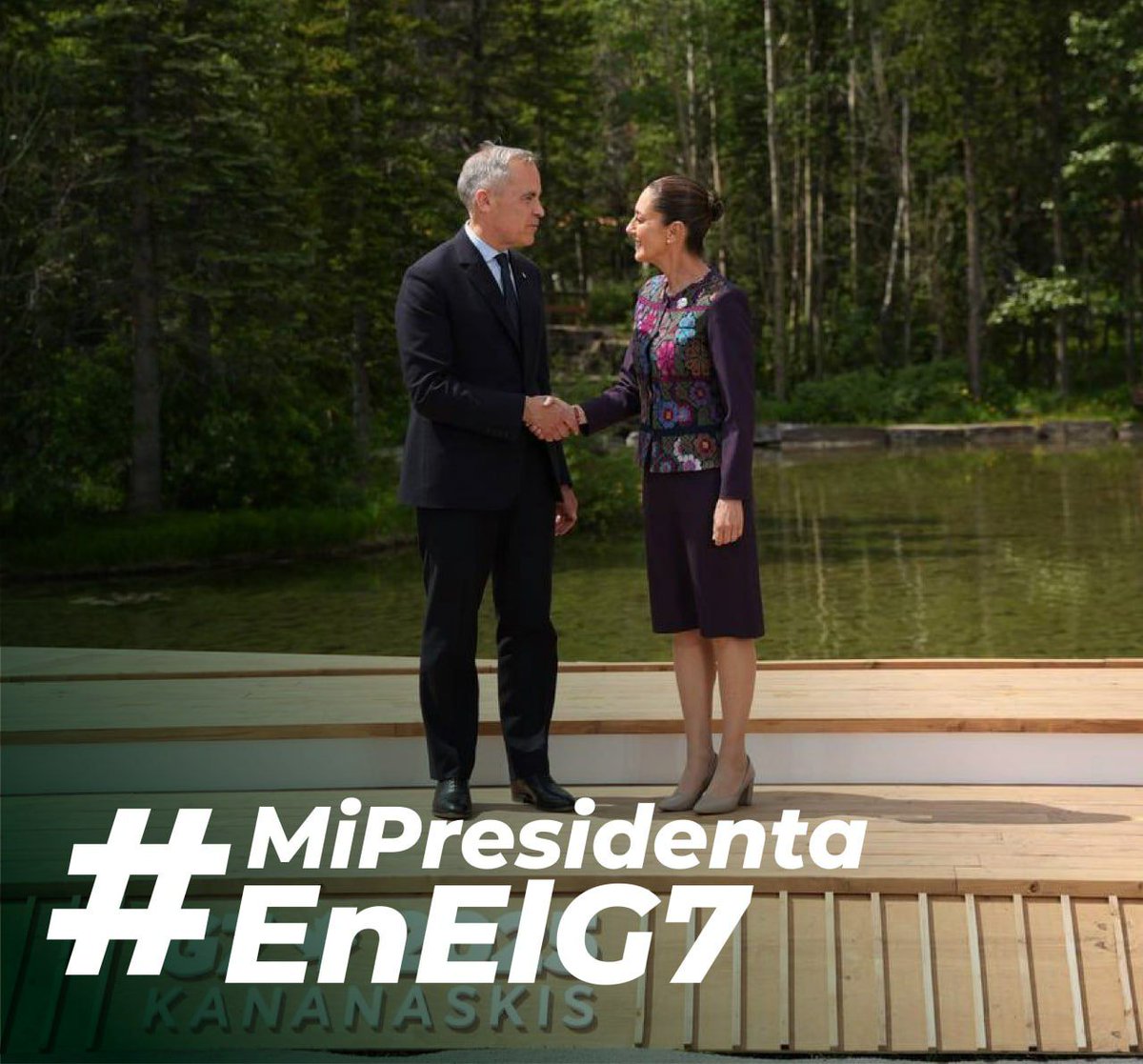 IvanGoSerr91's tweet photo. La presidenta @Claudiashein ha demostrado tener la inteligencia y la paciencia para representar a México ante los líderes mundiales en la reunión del G7. Lo dijo una vez AMLO, tenemos a la mejor presidenta del mundo. 
#SheinbaumLiderMundial #MiPresidentaEnElG7 https://t.co/SSCdCK0mrj