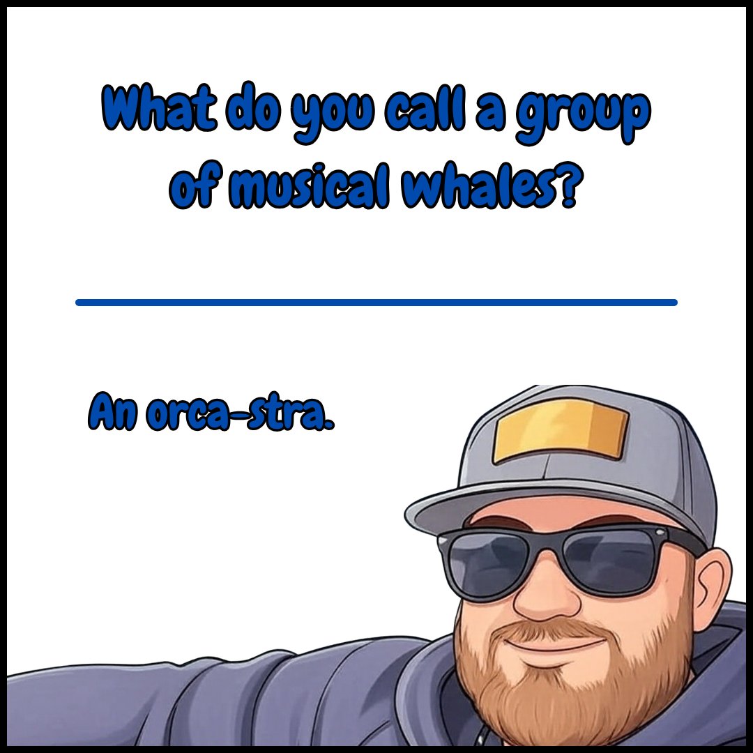 briansgotjokes's tweet photo. The music they make is killer... #dadjokes #dadjokesdaily https://t.co/blB3yD4A3O