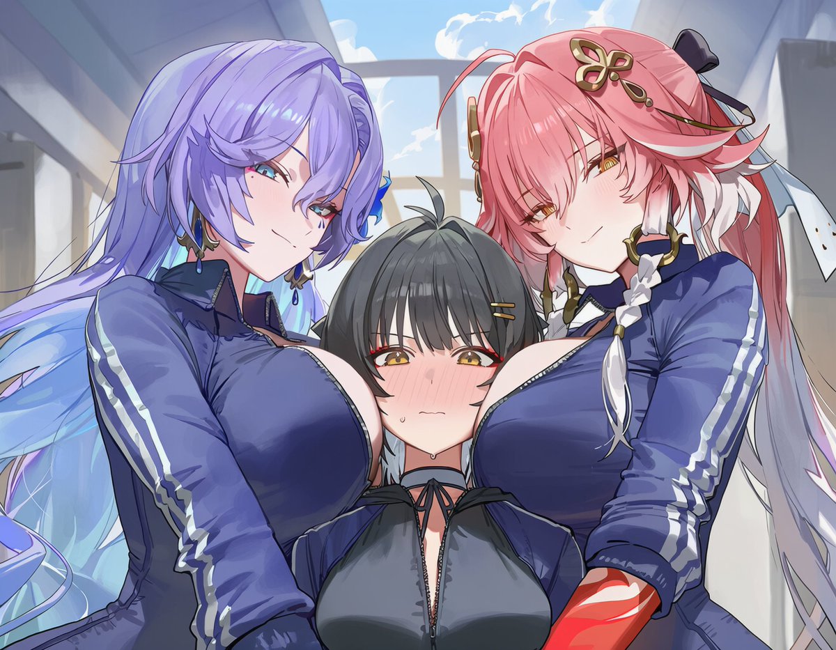 Okaze_Oishi's tweet photo. 気の強いお姉さんたちに捕まった漂泊者😵‍💫
Changli | 長離 
Cantarella | カンタレラ 
#鳴潮 #WutheringWaves
https://t.co/M1qC1Xu6vg https://t.co/UNaTqZCk0W