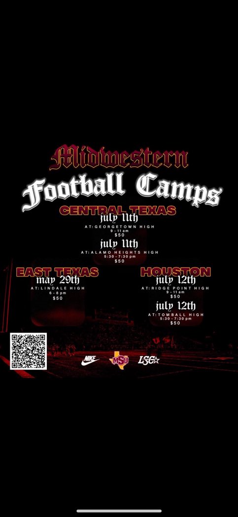 Khaliljohnsonn's tweet image. Thanks for the camp invite @CoachTankOL