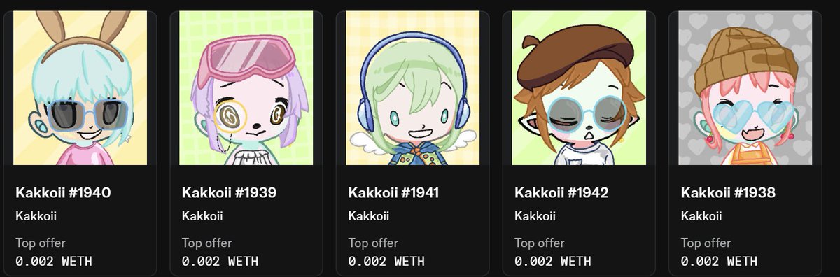 minted some 

<a href="/kakkoii_corp/">Kakkoii</a> <a href="/Trappwurld/">10 ⨻</a>