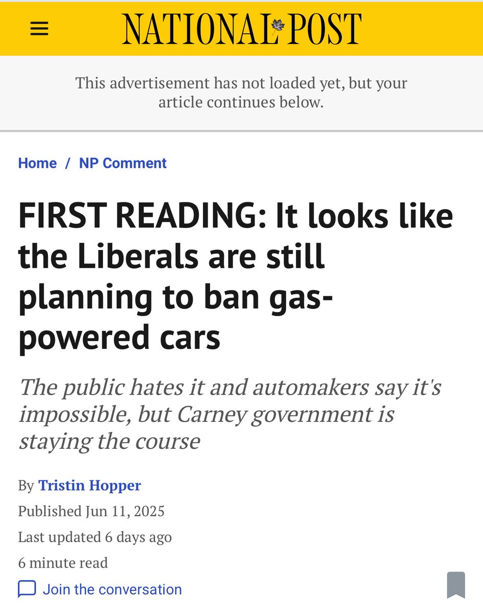 AndrewScheer's tweet image. BREAKING!!!

Liberals confirm they will go ahead with their plan to BAN your favourite car or truck. 

This ban will drive up costs, kill jobs in the auto sector and take away your right to choose which vehicle meets your needs. 

Only Conservatives are fighting this insane law.